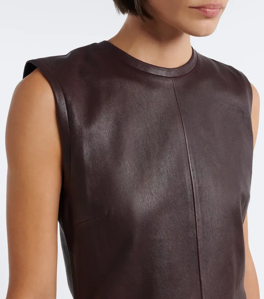 STOULS Dollie leather minidress | Thumbnail 3