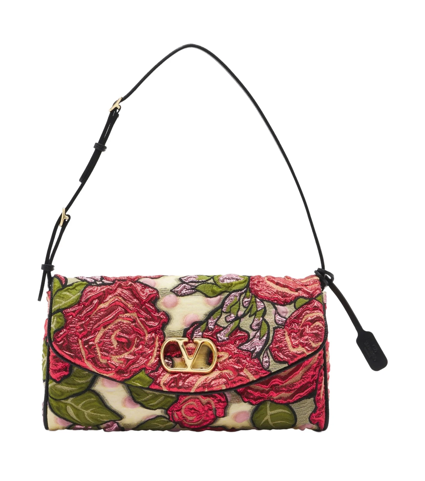 DeVain Small floral jacquard shoulder bag DeVain Small floral jacquard shoulder bag