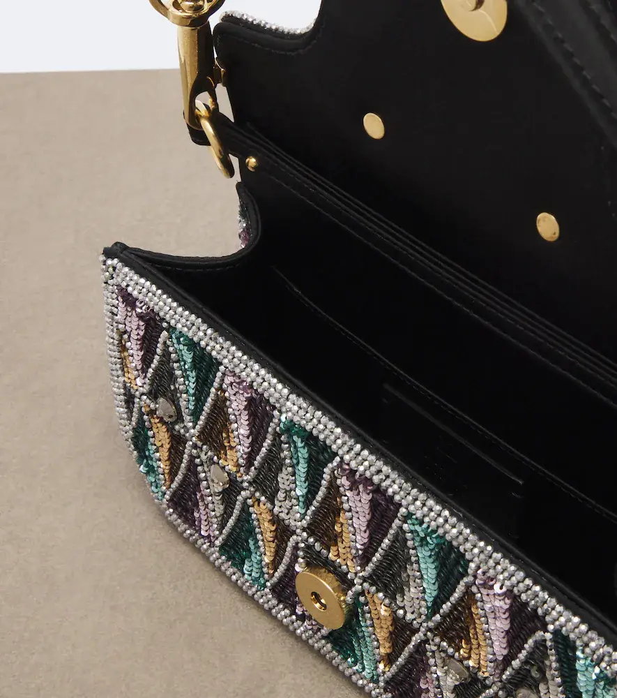 Valentino Garavani Loco Small embellished shoulder bag | Thumbnail 2 Valentino Garavani Loco Small embellished shoulder bag | Thumbnail 2