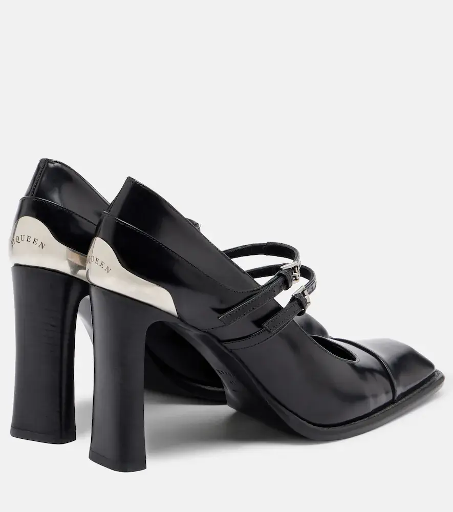 Alexander McQueen Niko leather Mary Jane pumps | Thumbnail 3 Alexander McQueen Niko leather Mary Jane pumps | Thumbnail 3
