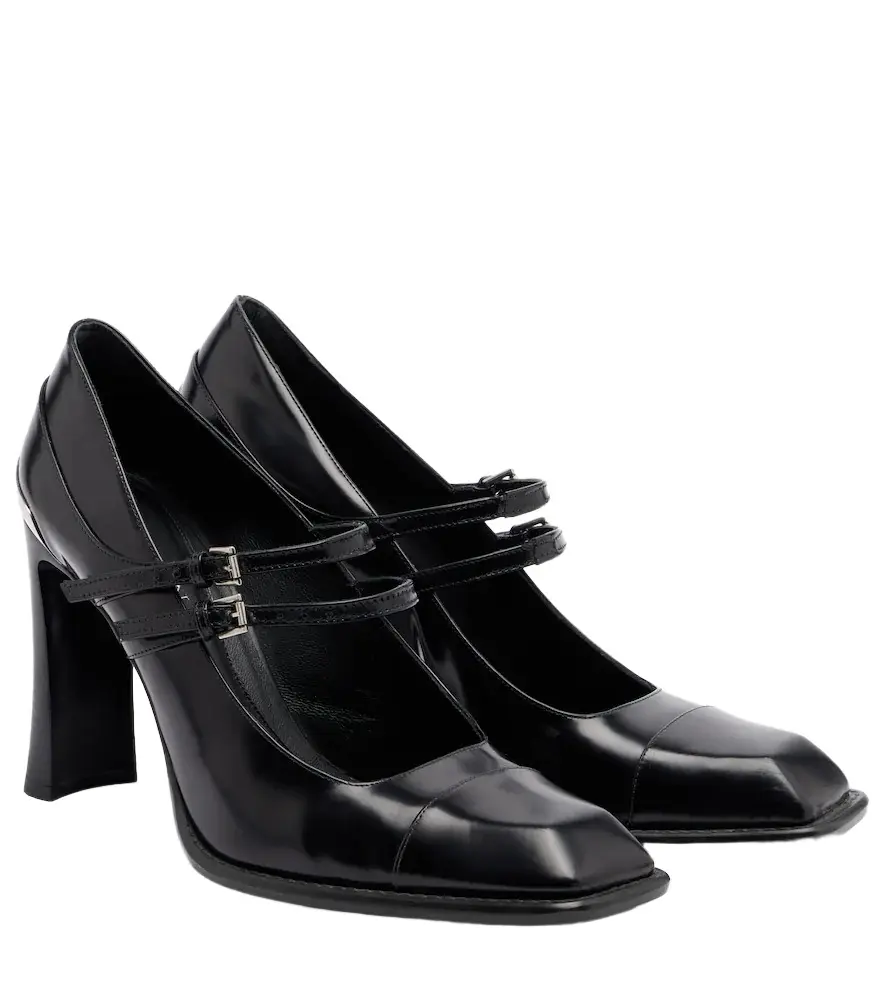 Alexander McQueen Niko leather Mary Jane pumps