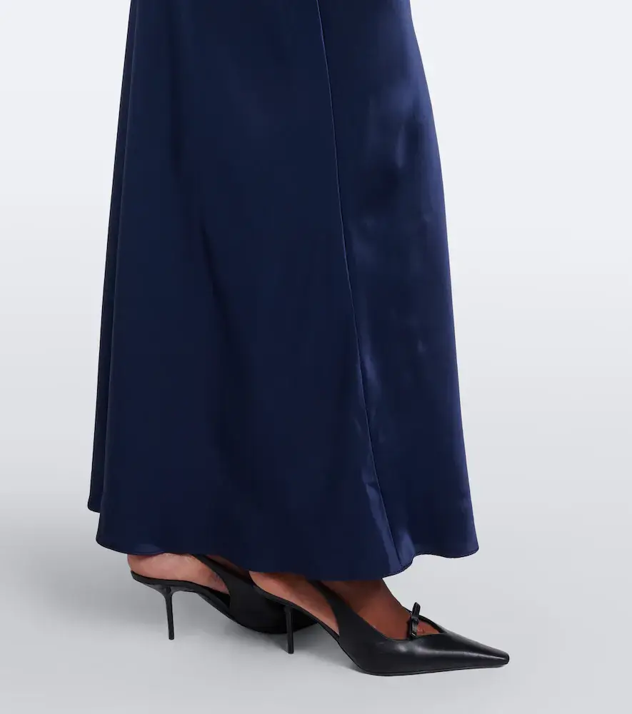 Rodarte Lace-trimmed silk satin maxi dress | Thumbnail 5 Rodarte Lace-trimmed silk satin maxi dress | Thumbnail 5