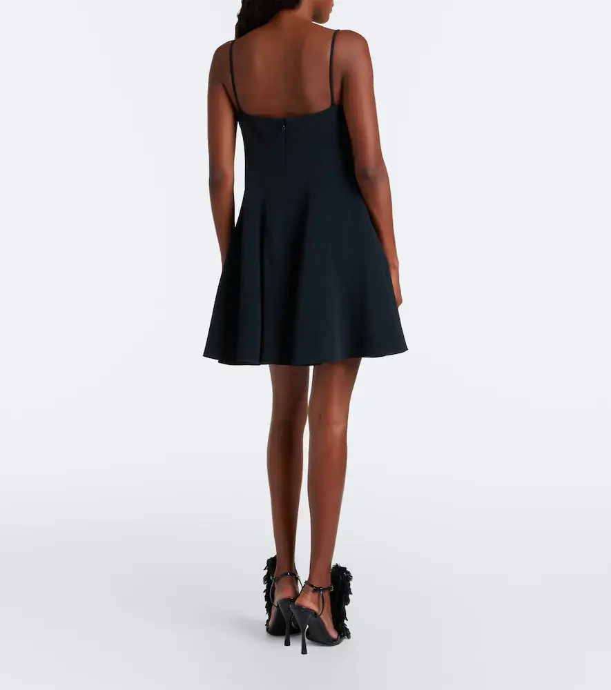 Givenchy Sliced crepe cady minidress | Thumbnail 3 Givenchy Sliced crepe cady minidress | Thumbnail 3