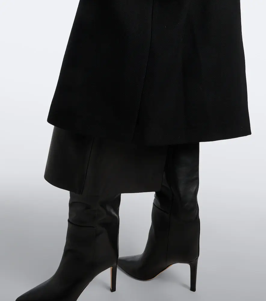 RÓHE Róhe Calf hair-trimmed virgin wool coat | Thumbnail 6