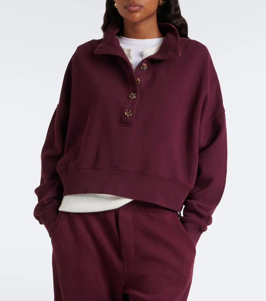 Velvet Fatima cotton jersey sweatshirt | Thumbnail 3