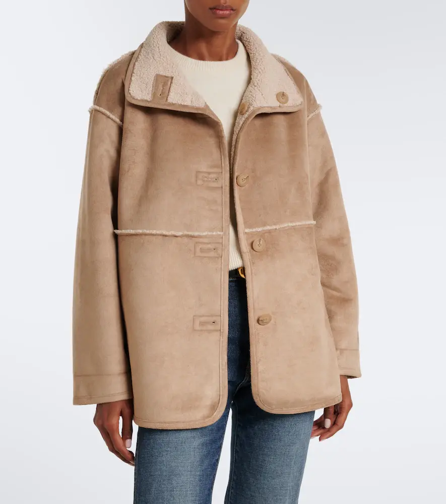 Velvet Shona reversible teddy-trimmed jacket | Thumbnail 6 Velvet Shona reversible teddy-trimmed jacket | Thumbnail 6