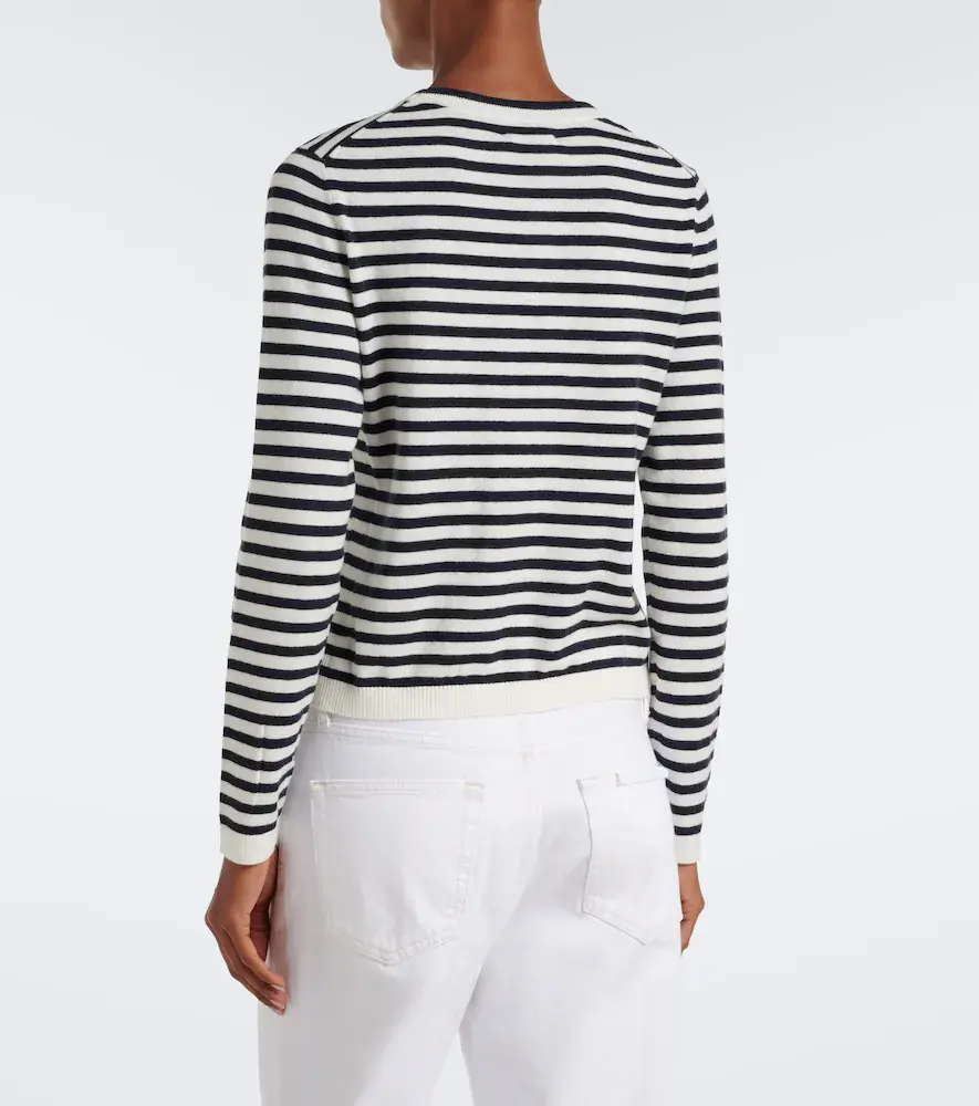 Velvet Roxy striped cotton and cashmere T-shirt | Thumbnail 6 Velvet Roxy striped cotton and cashmere T-shirt | Thumbnail 6