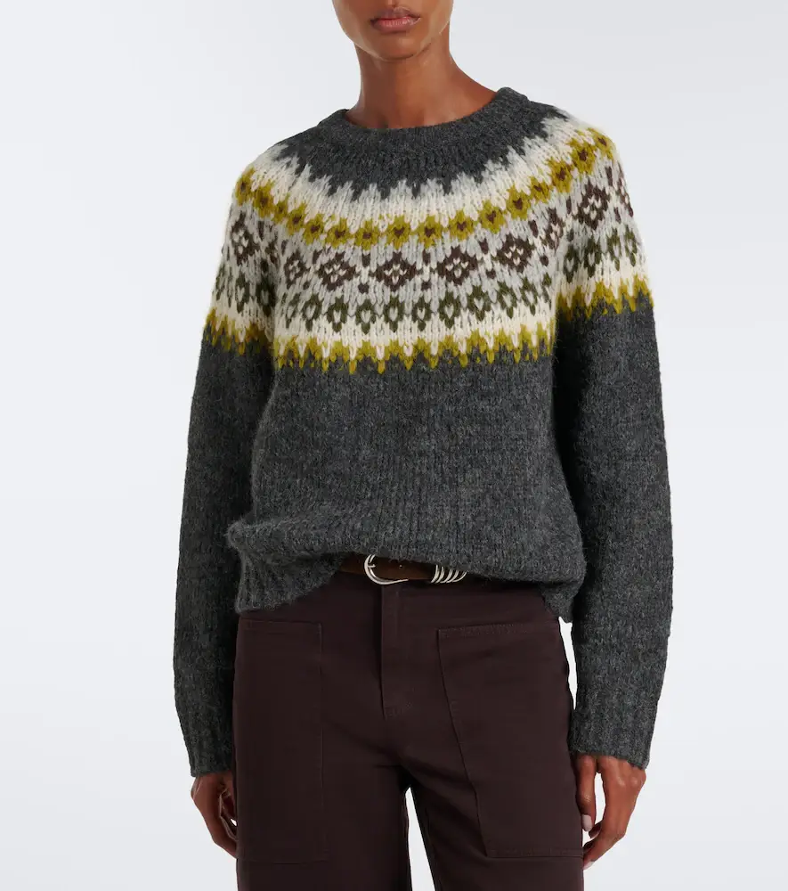 Velvet Fair Isle alpaca and wool-blend sweater | Thumbnail 3 Velvet Fair Isle alpaca and wool-blend sweater | Thumbnail 3