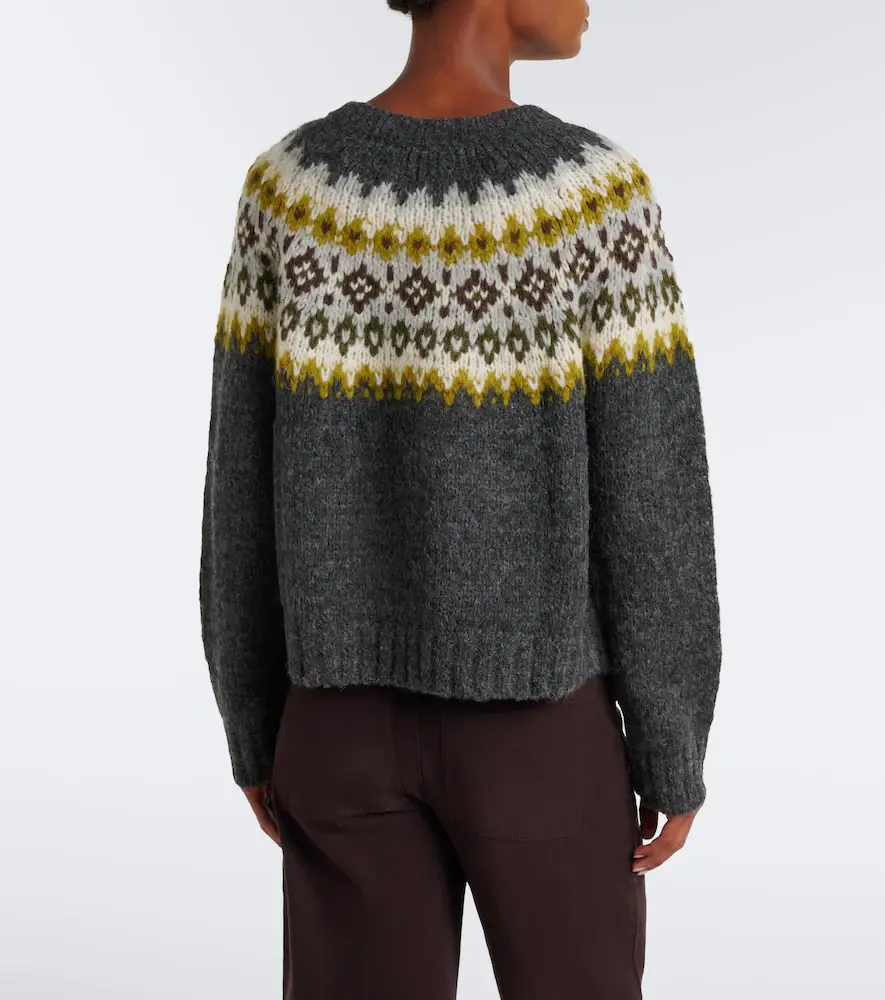 Velvet Fair Isle alpaca and wool-blend sweater | Thumbnail 4 Velvet Fair Isle alpaca and wool-blend sweater | Thumbnail 4