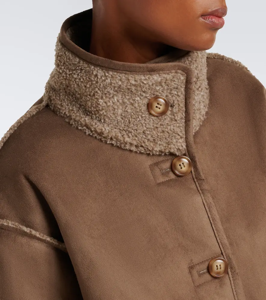 Velvet Esme teddy-lined cropped jacket | Thumbnail 5 Velvet Esme teddy-lined cropped jacket | Thumbnail 5