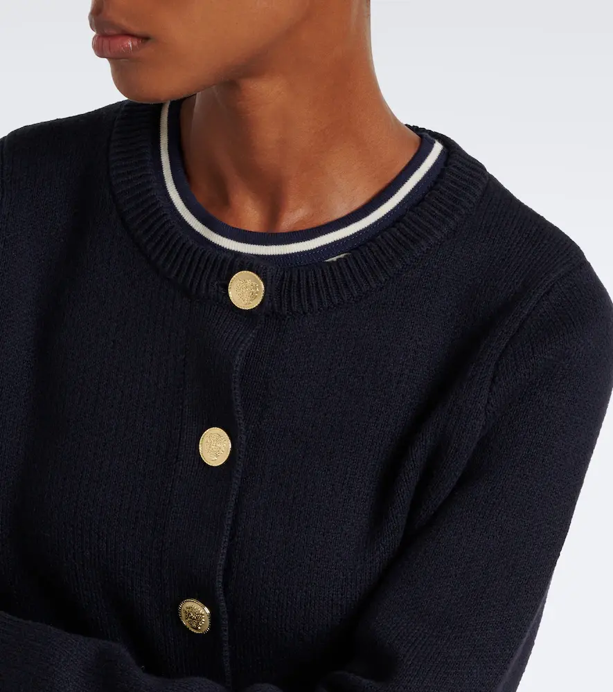 Velvet Mahal cotton and cashmere cardigan | Thumbnail 3 Velvet Mahal cotton and cashmere cardigan | Thumbnail 3