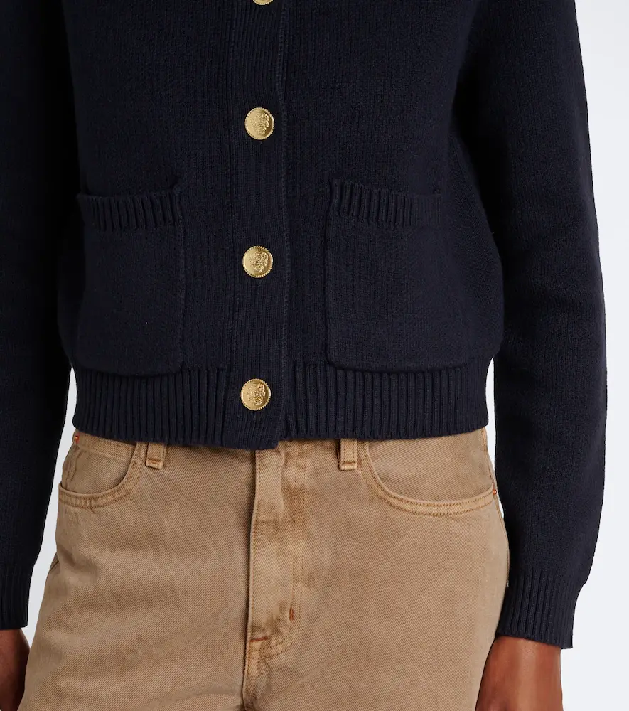 Velvet Mahal cotton and cashmere cardigan | Thumbnail 5 Velvet Mahal cotton and cashmere cardigan | Thumbnail 5