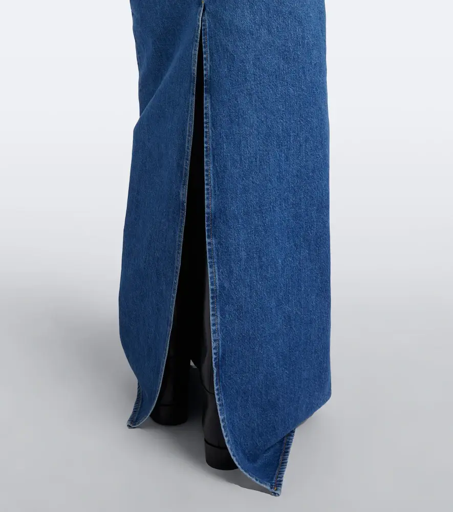 7 For All Mankind Denim maxi skirt | Thumbnail 3 7 For All Mankind Denim maxi skirt | Thumbnail 3