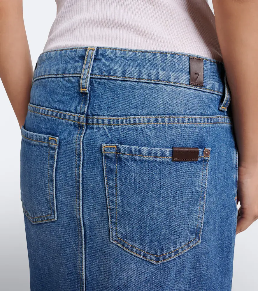 7 For All Mankind Denim maxi skirt | Thumbnail 4 7 For All Mankind Denim maxi skirt | Thumbnail 4
