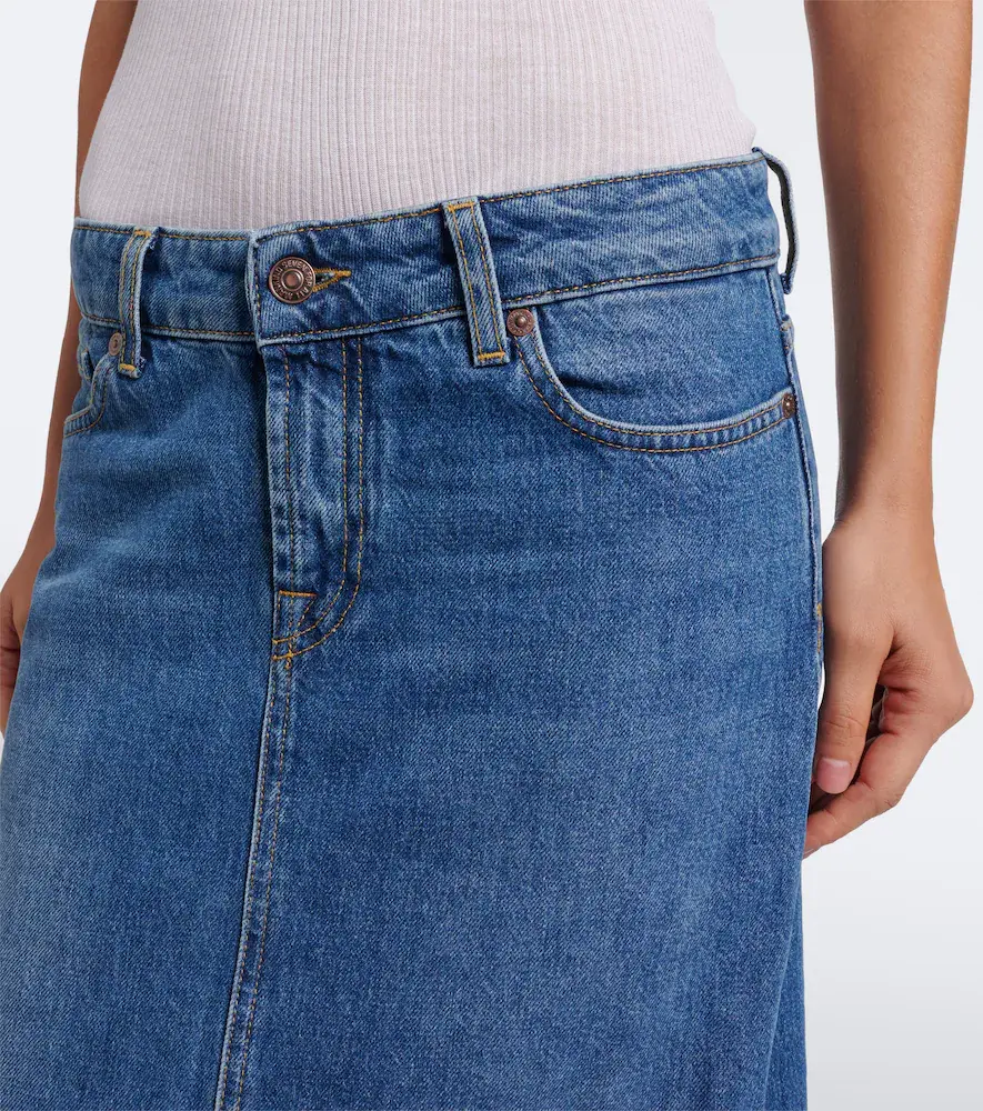 7 For All Mankind Denim maxi skirt | Thumbnail 7 7 For All Mankind Denim maxi skirt | Thumbnail 7