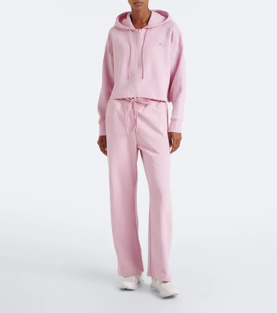 adidas by Stella McCartney Logo cotton jersey sweatants | Thumbnail 6 adidas by Stella McCartney Logo cotton jersey sweatants | Thumbnail 6