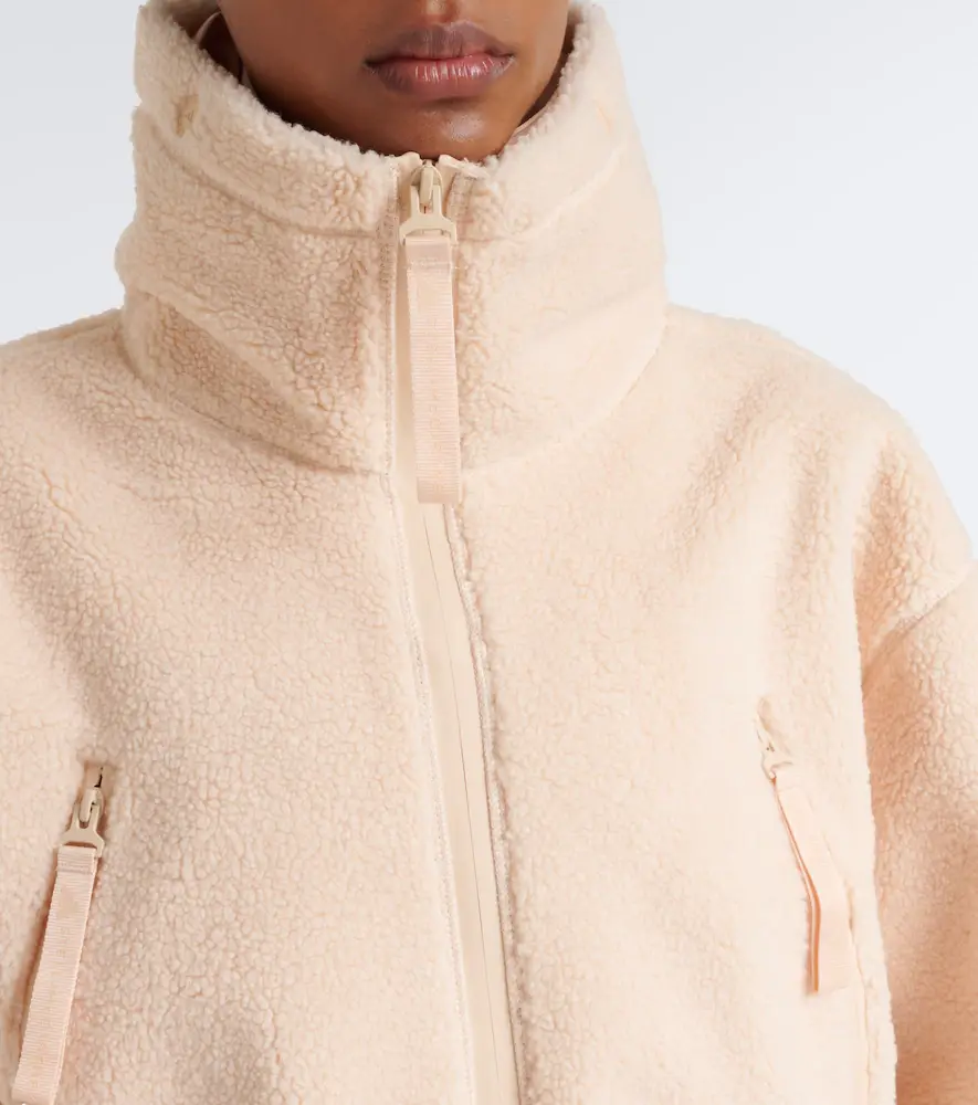 adidas by Stella McCartney Hooded teddy jacket | Thumbnail 3 adidas by Stella McCartney Hooded teddy jacket | Thumbnail 3
