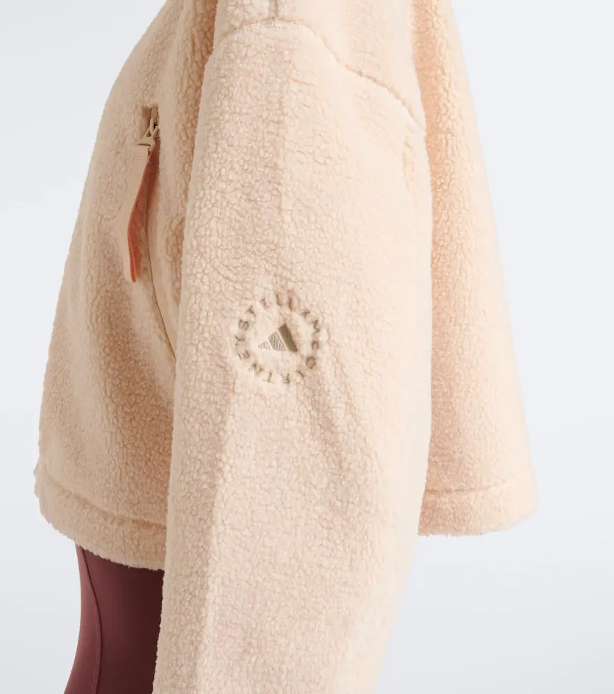 adidas by Stella McCartney Hooded teddy jacket | Thumbnail 5 adidas by Stella McCartney Hooded teddy jacket | Thumbnail 5