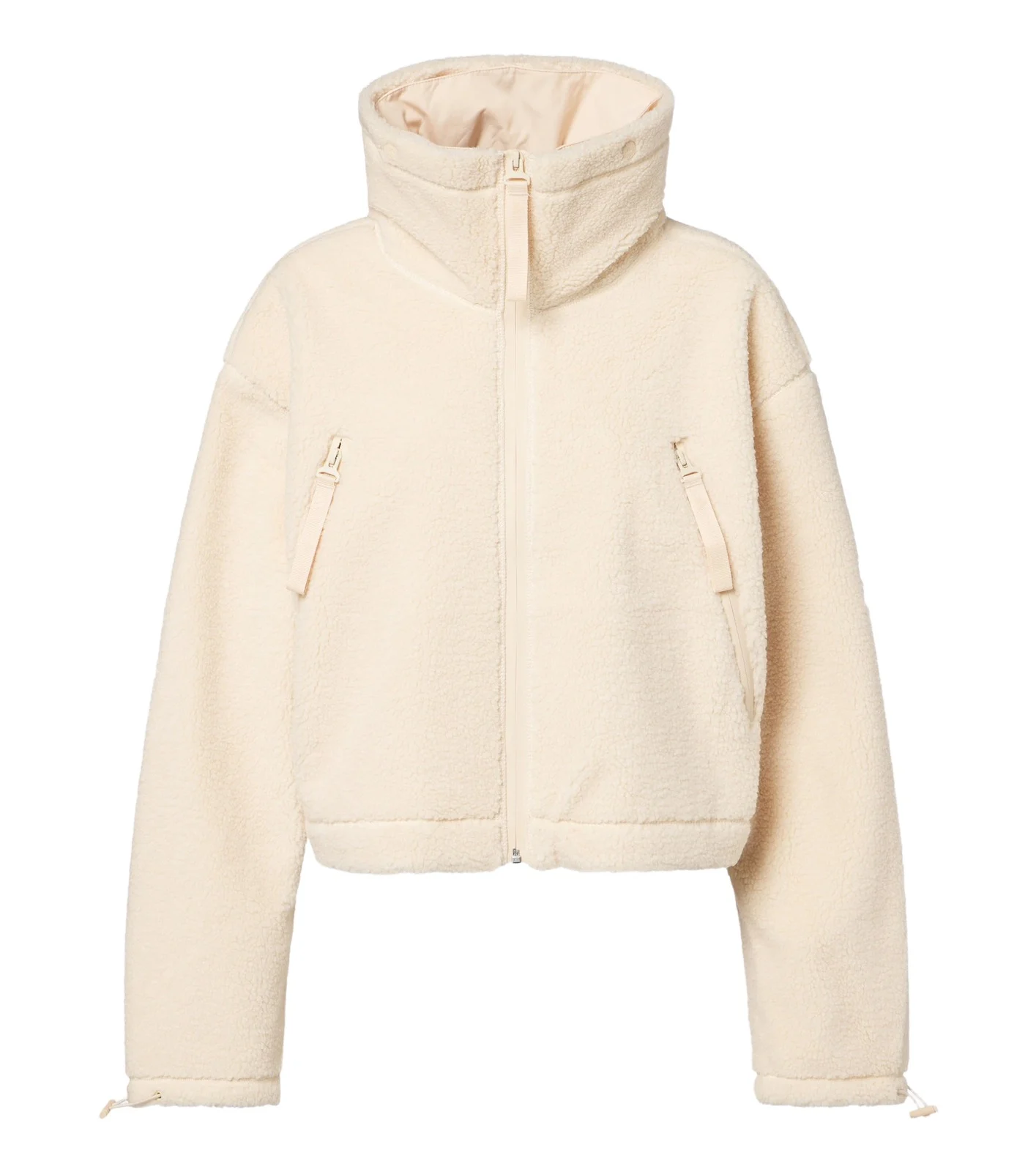 Hooded teddy jacket