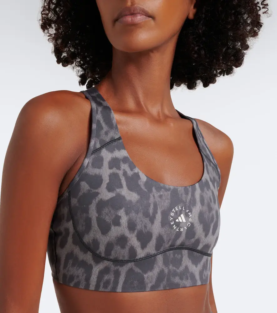 adidas by Stella McCartney Logo leopard-print sports bra | Thumbnail 2 adidas by Stella McCartney Logo leopard-print sports bra | Thumbnail 2