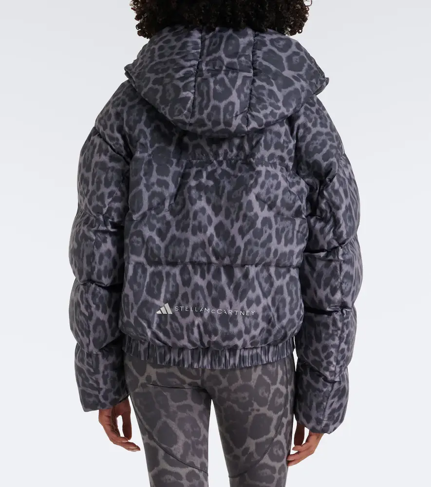 adidas by Stella McCartney Hooded leopard-print puffer jacket | Thumbnail 8 adidas by Stella McCartney Hooded leopard-print puffer jacket | Thumbnail 8