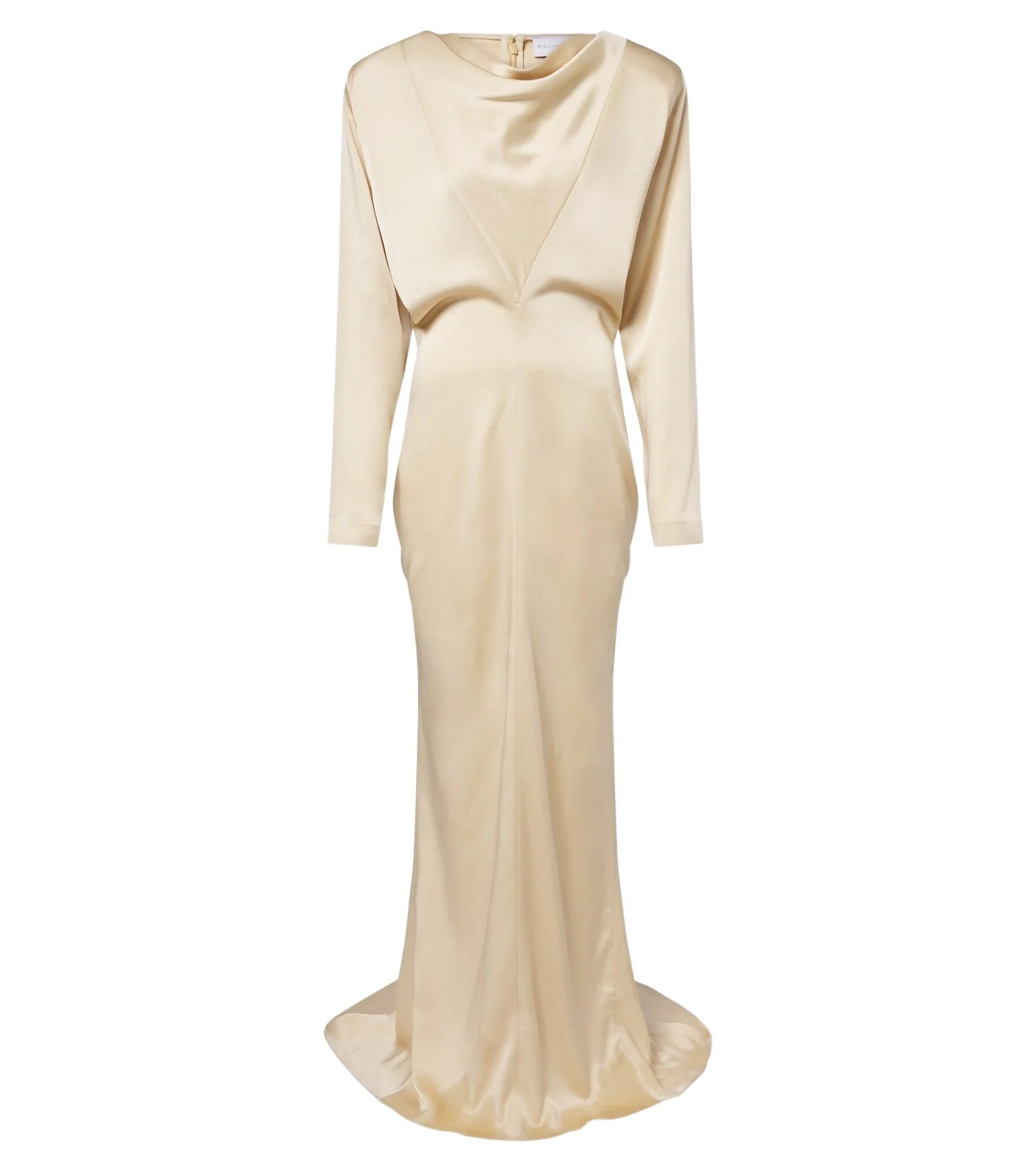 Draped satin gown Draped satin gown