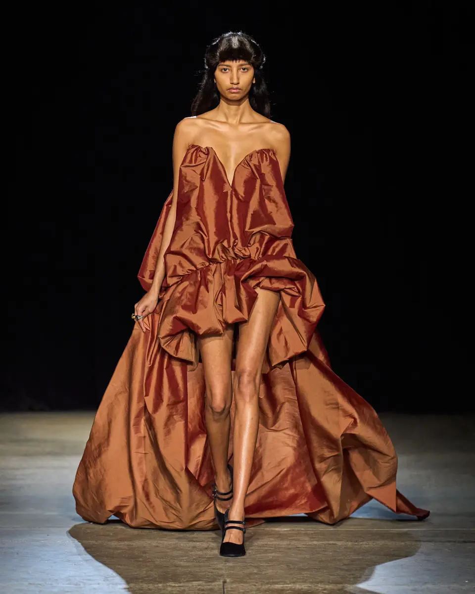 Aknvas The Arlene gown in terracotta | Thumbnail 3 Aknvas The Arlene gown in terracotta | Thumbnail 3