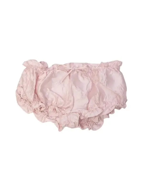 Aknvas The Eli bloomers in pale pink brocade