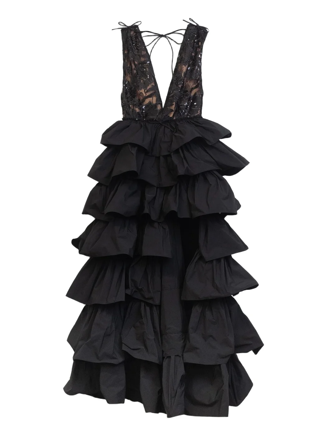 The Etta gown in lace and taffeta