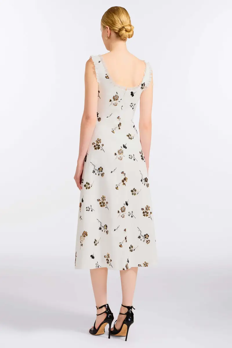 Markarian Coquette Sequined Cotton Midi Dress | Thumbnail 4 Markarian Coquette Sequined Cotton Midi Dress | Thumbnail 4