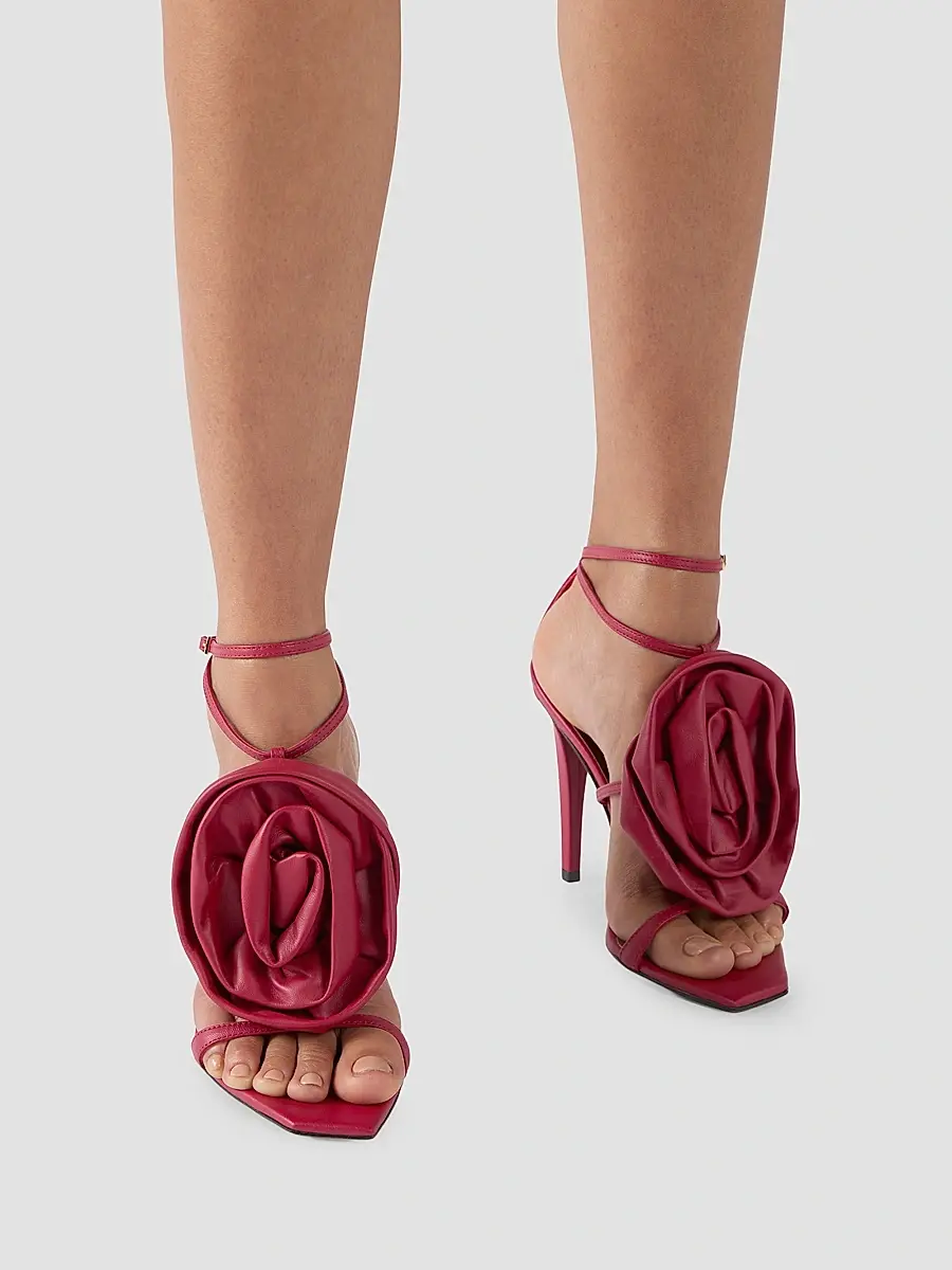 Giuseppe Zanotti Women's 105MM Appliqué Leather Sandals | Thumbnail 2 Giuseppe Zanotti Women's 105MM Appliqué Leather Sandals | Thumbnail 2