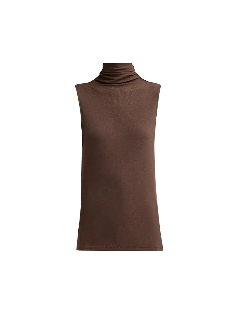 Vince Women's Sleeveless Turtleneck Top