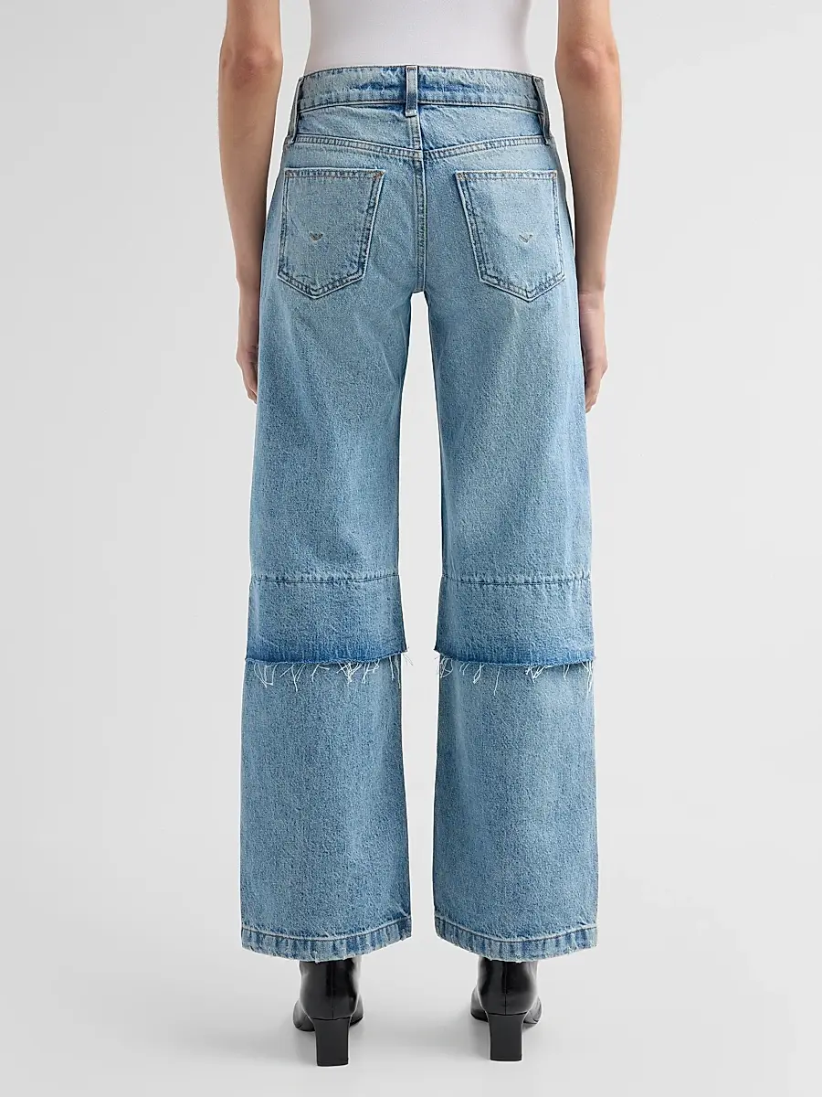 Hudson Jeans Women's Rylee Wide-Leg Layered Jeans | Thumbnail 3 Hudson Jeans Women's Rylee Wide-Leg Layered Jeans | Thumbnail 3