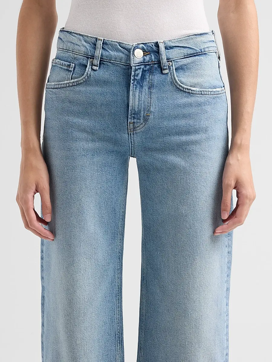 Hudson Jeans Women's Rylee Low-Rise Wide-Leg Jeans | Thumbnail 5