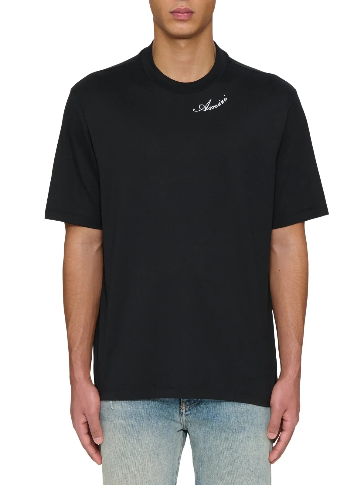 Men's Script Logo Crewneck T-Shirt
