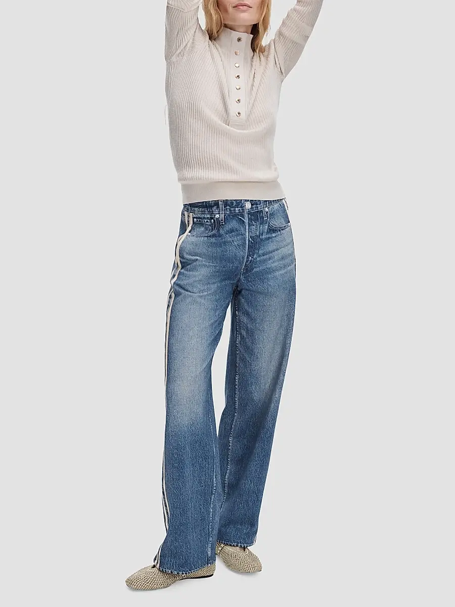 rag & bone Women's rb Miramar Terry Pull-On Track Pants | Thumbnail 2 rag & bone Women's rb Miramar Terry Pull-On Track Pants | Thumbnail 2
