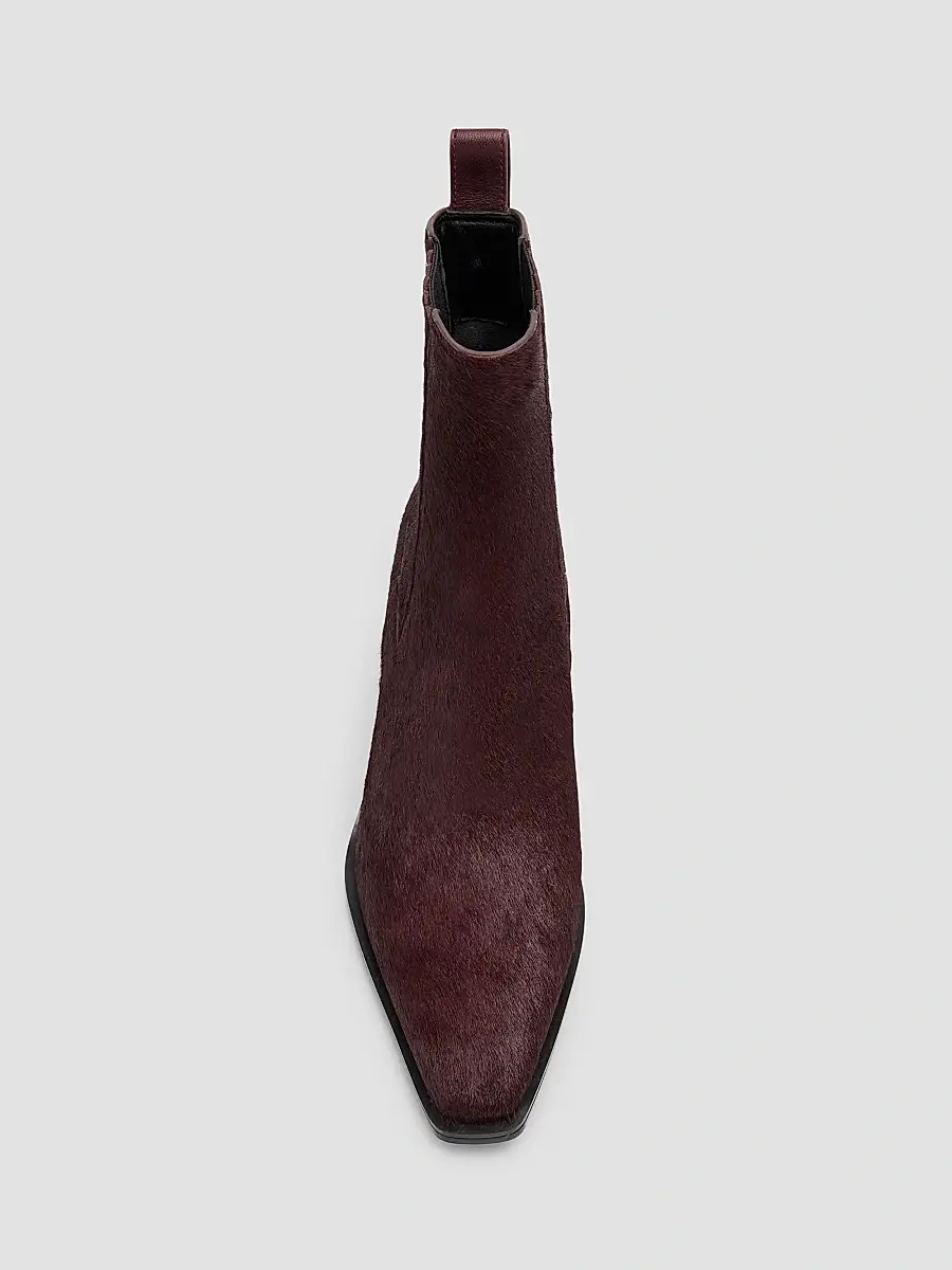 rag & bone Women's Newbury Calf-Hair Chelsea Boots | Thumbnail 4