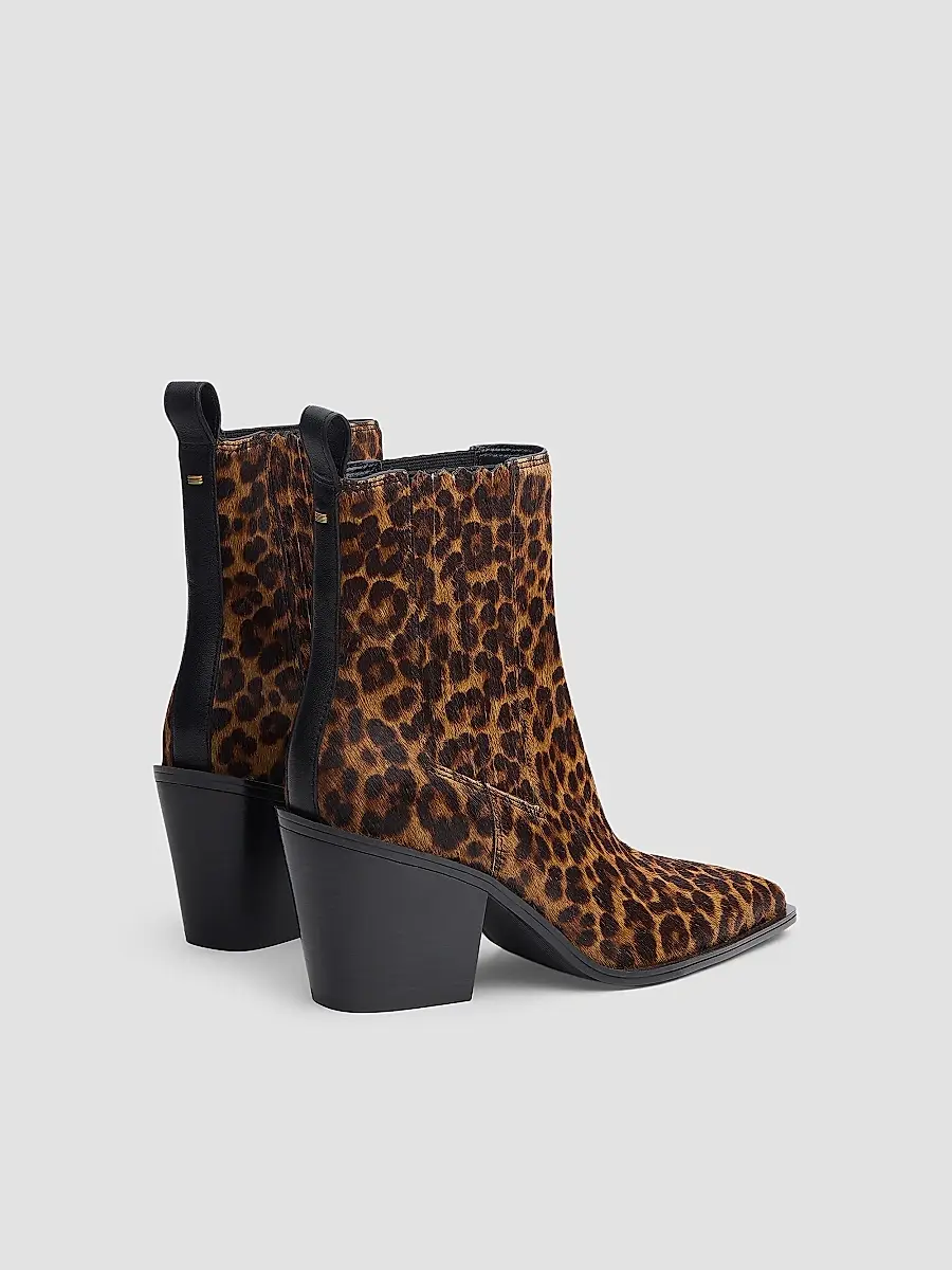 rag & bone Women's Newbury Calf-Hair Chelsea Boots | Thumbnail 4