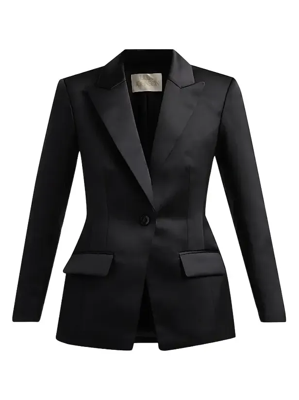 Women's Soline Satin Blazer Women's Soline Satin Blazer