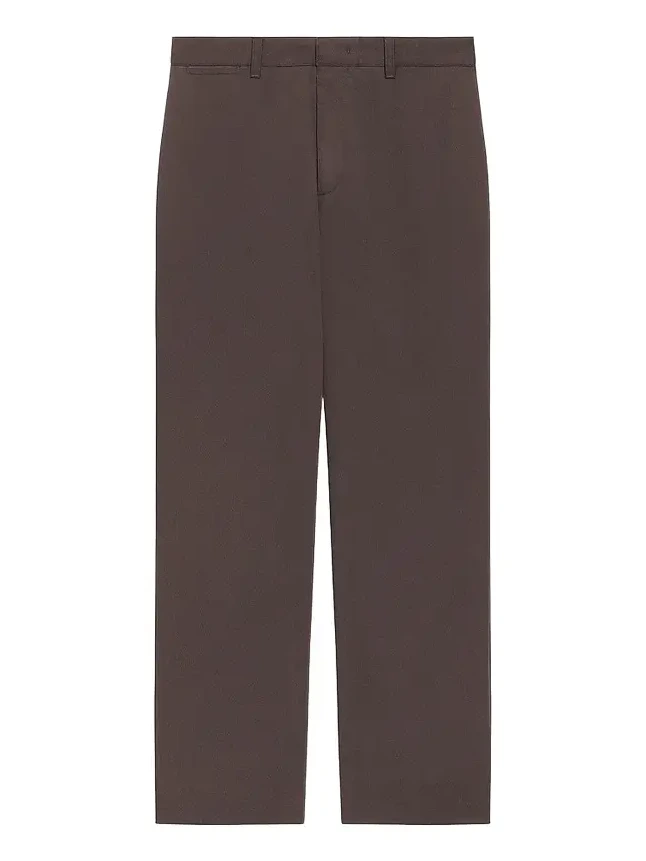 Men's Stretch-Cotton Straight-Leg Chino Pants