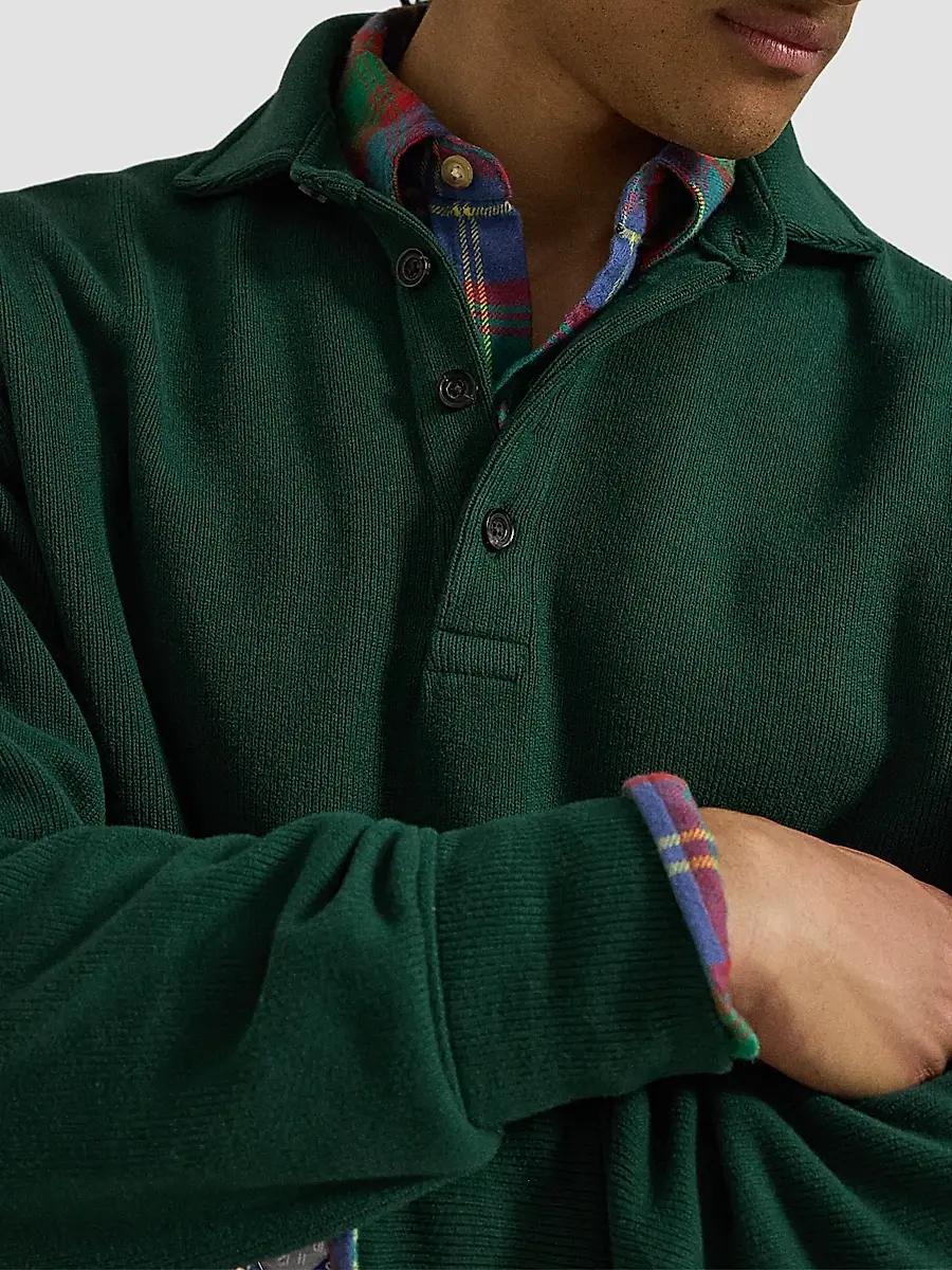 Polo Ralph Lauren Men's Cotton-Blend Polo Sweater | Thumbnail 5