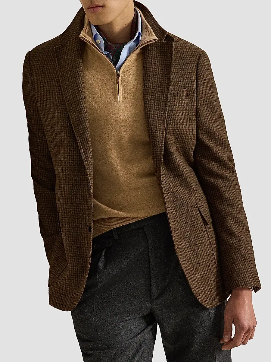 Polo Ralph Lauren Men's Cashmere Quarter-Zip Sweater | Thumbnail 7 Polo Ralph Lauren Men's Cashmere Quarter-Zip Sweater | Thumbnail 7