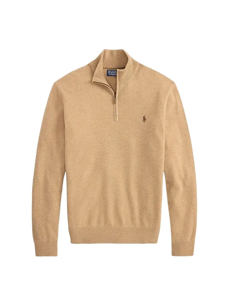 Polo Ralph Lauren Men's Cashmere Quarter-Zip Sweater