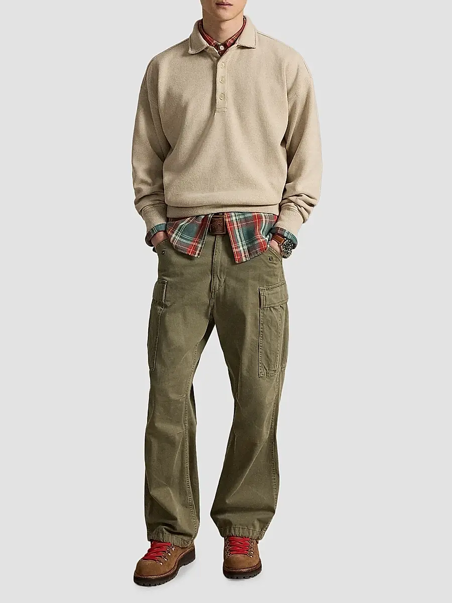 Polo Ralph Lauren Men's Cotton-Blend Polo Sweater | Thumbnail 2