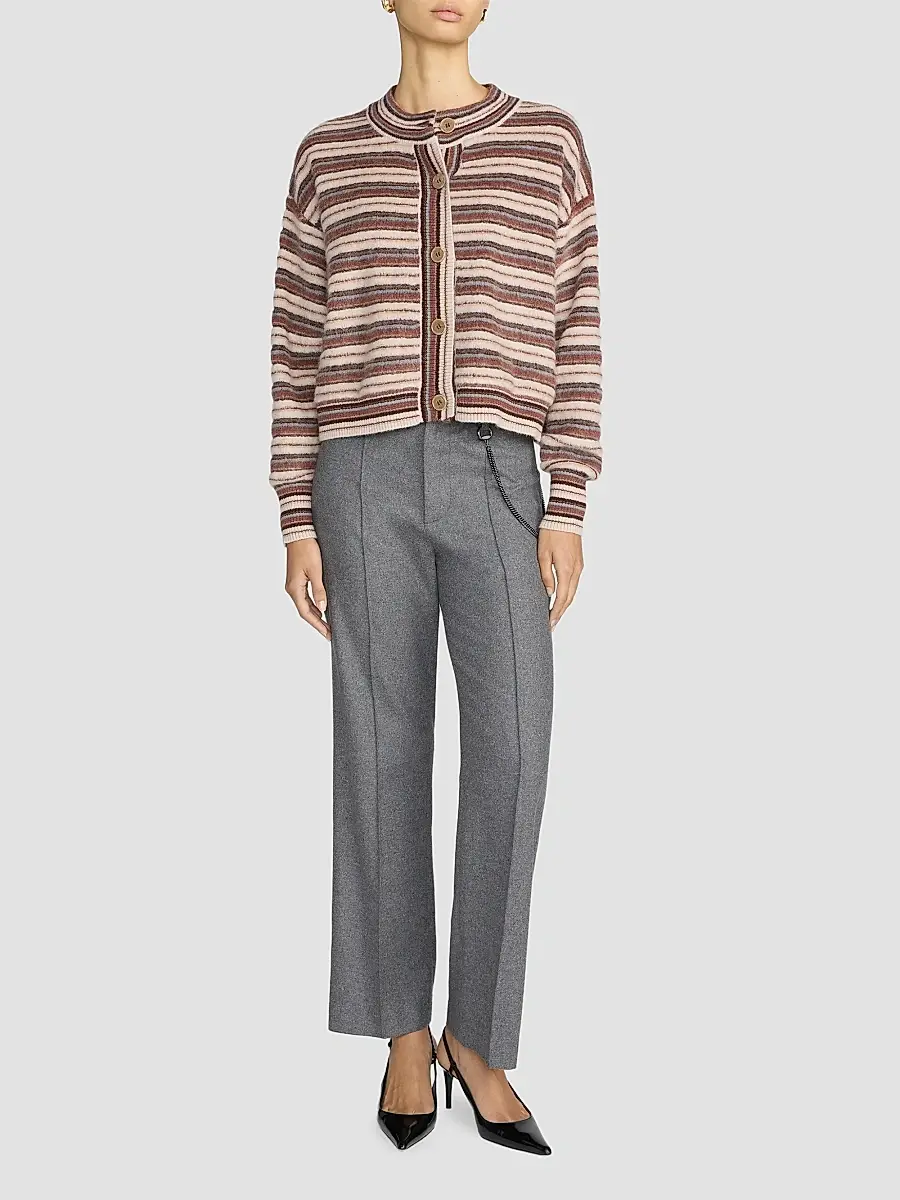Frame Women's The Femme Mohair-Wool Cardigan | Thumbnail 2 Frame Women's The Femme Mohair-Wool Cardigan | Thumbnail 2
