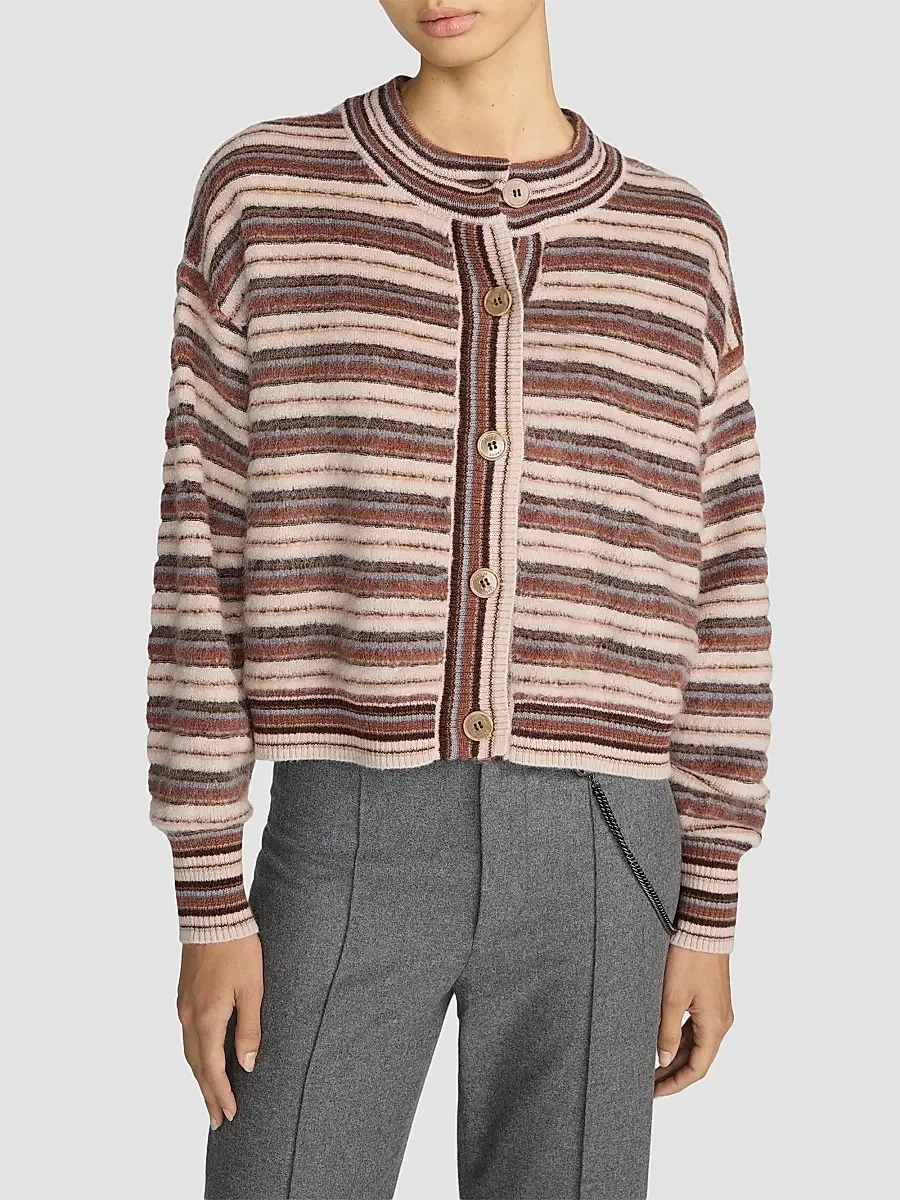 Frame Women's The Femme Mohair-Wool Cardigan | Thumbnail 4 Frame Women's The Femme Mohair-Wool Cardigan | Thumbnail 4