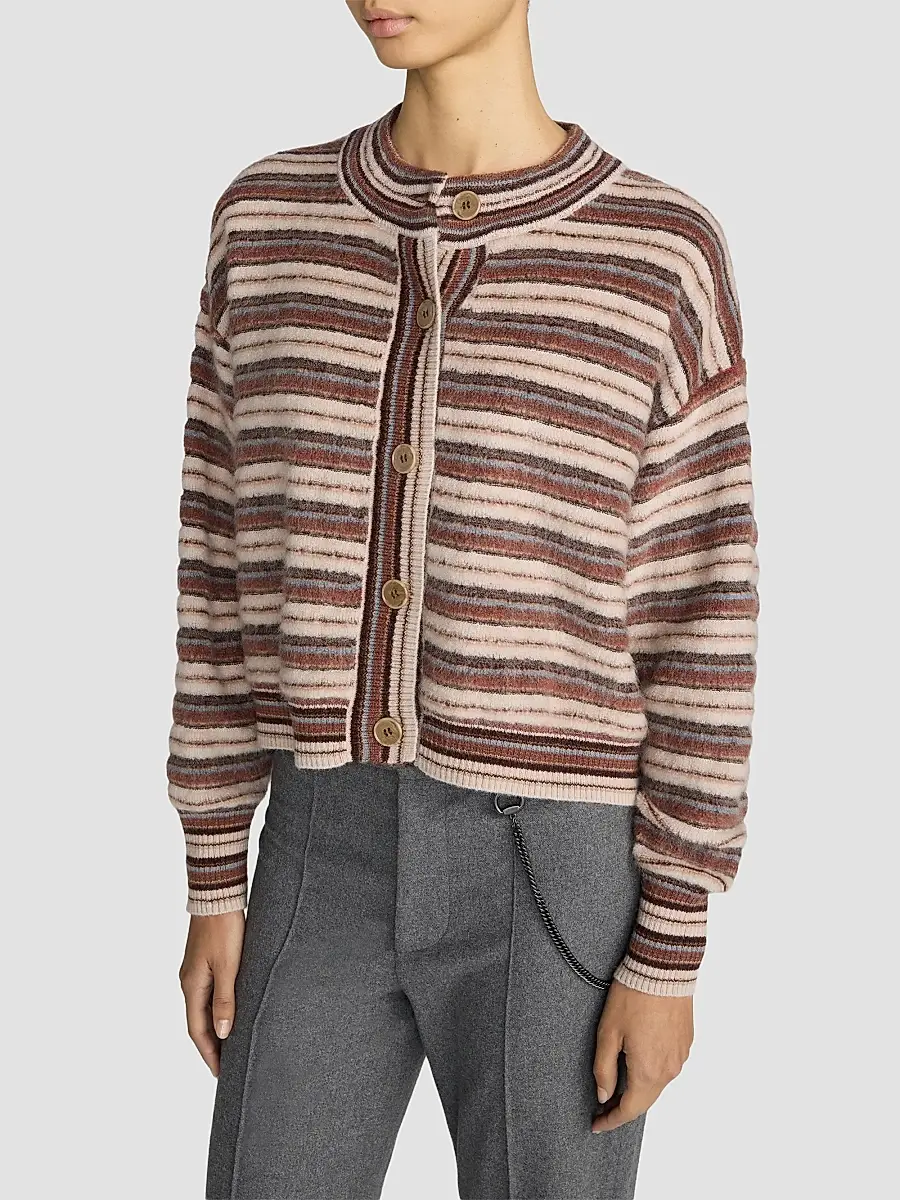 Frame Women's The Femme Mohair-Wool Cardigan | Thumbnail 6 Frame Women's The Femme Mohair-Wool Cardigan | Thumbnail 6