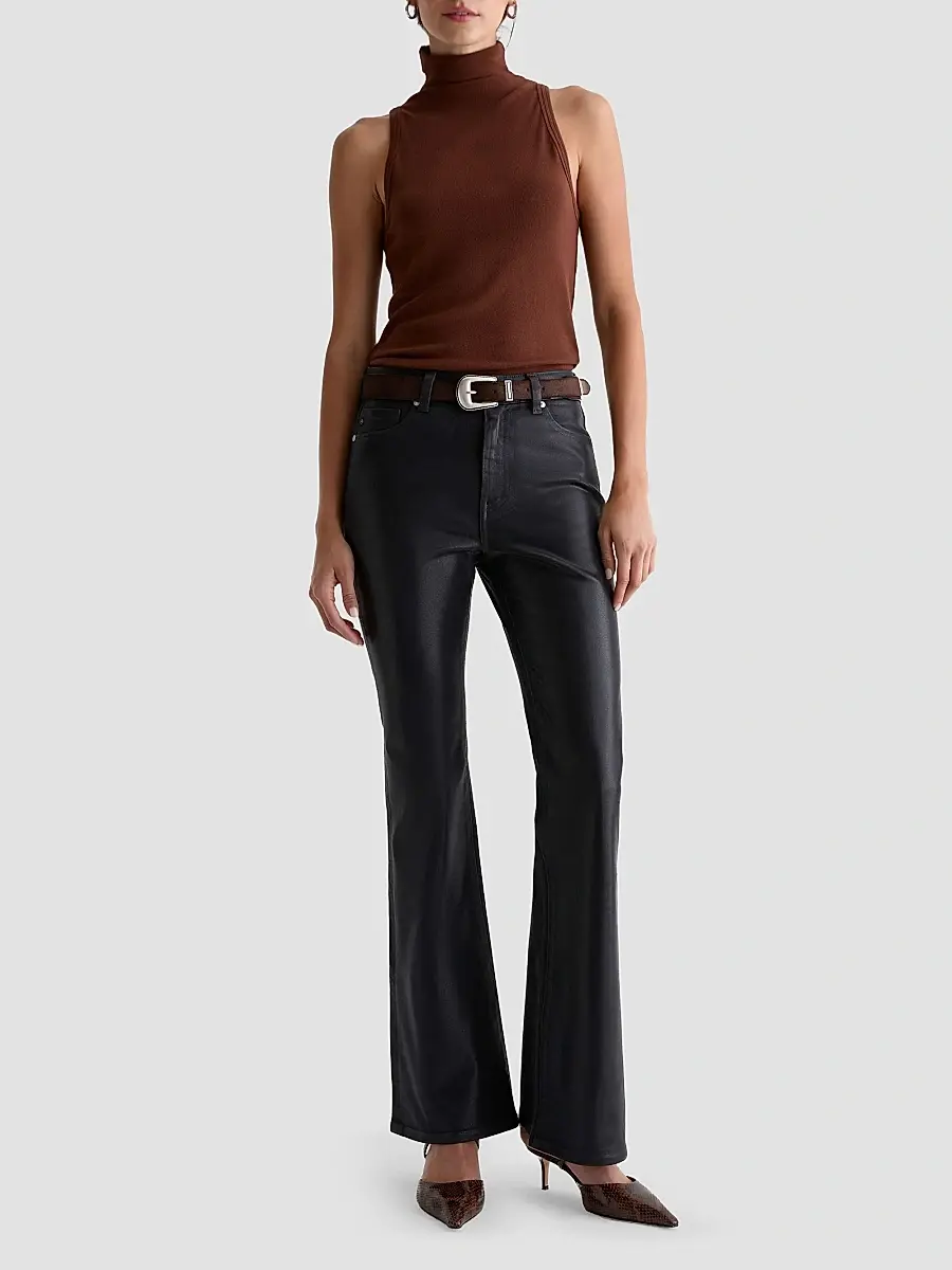 AG Jeans Women's Farrah Leatherette Bootcut Jeans | Thumbnail 2 AG Jeans Women's Farrah Leatherette Bootcut Jeans | Thumbnail 2