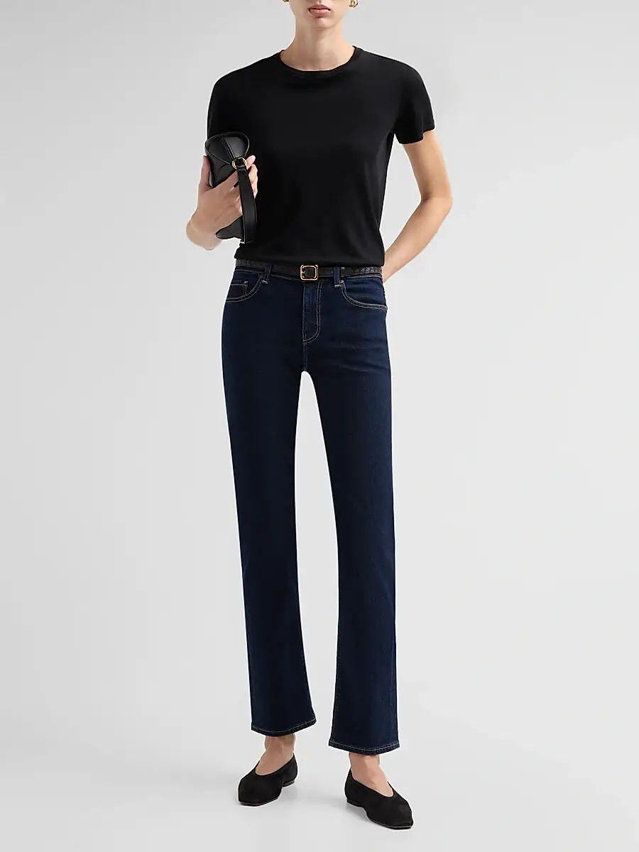 AG Jeans Women's Sandra Low-Rise Straight-Leg Jeans | Thumbnail 2 AG Jeans Women's Sandra Low-Rise Straight-Leg Jeans | Thumbnail 2