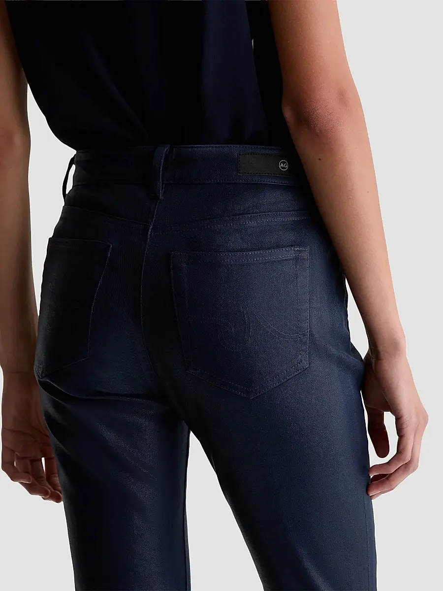 AG Jeans Women's Mari Leatherette Mid-Rise Slim-Straight Jeans | Thumbnail 6 AG Jeans Women's Mari Leatherette Mid-Rise Slim-Straight Jeans | Thumbnail 6